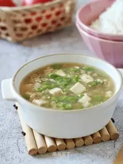 Peas and tofu