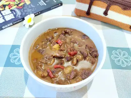 Simple red roasted cattle
