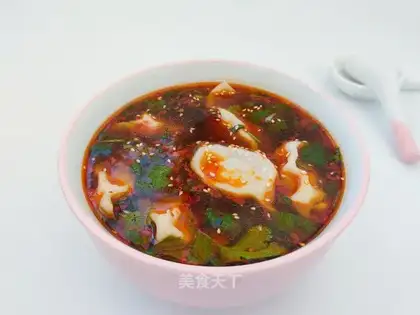 Sour soup dumplings