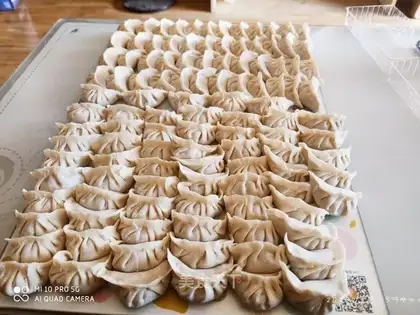 Dragonfish pork dumplings