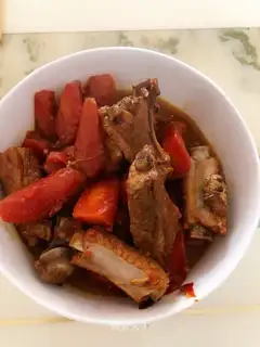 Carrot burn ribs