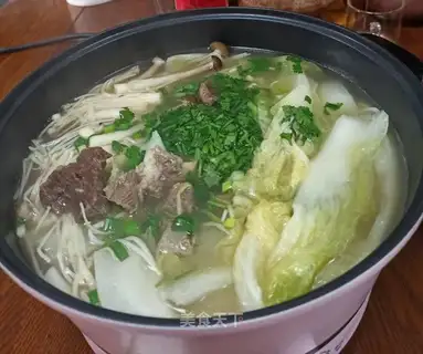I'll clean up the beef stew soup
