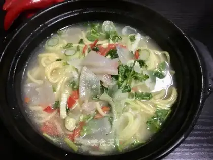 Sourapple tom pumpkin noodles