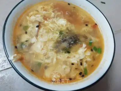 Tomato egg soup