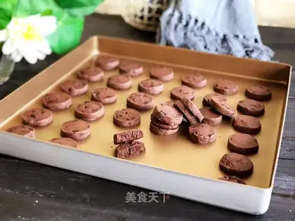 Coco chocolate bean cookies