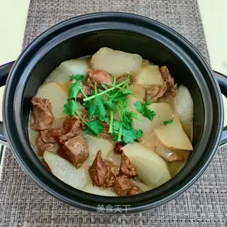 The radish lamb