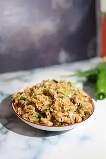 Beef and garlic fried rice