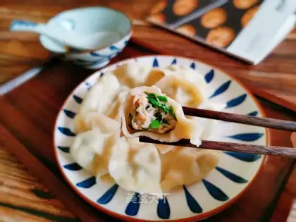A fish dumpling