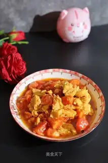 Tomato fried eggs