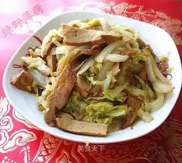 Bean-dried cabbage