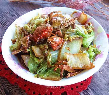 Crab sauerkraut