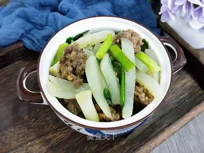 Beefball radish