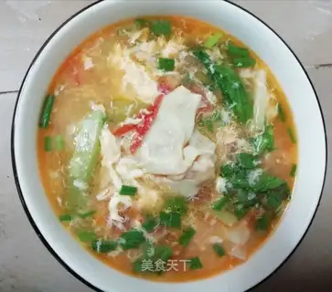 Tomato egg soup