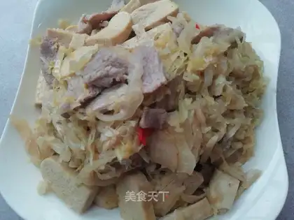 Sour stew tofu