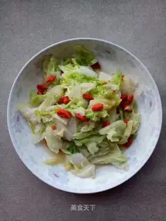 Snack and cabbage