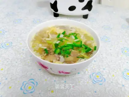 Pumpkin egg soup