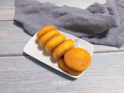 Pumpkin rice cake