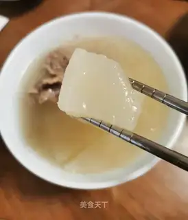 Scrambled radish soup