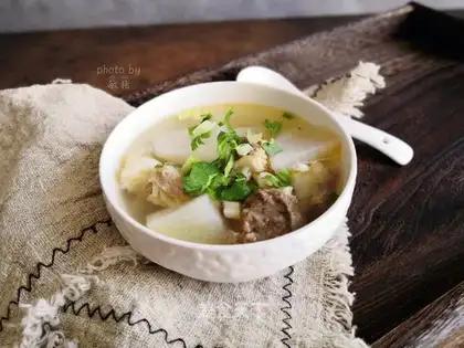 Clear the radish beef