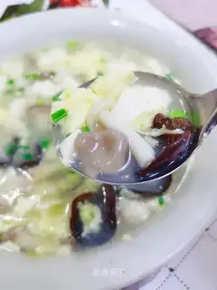 Tofu soup