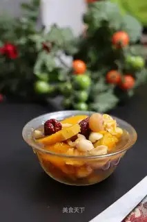 Pumpkin's red date Lotus Tea