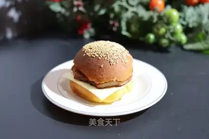 Pumpkin beef burger