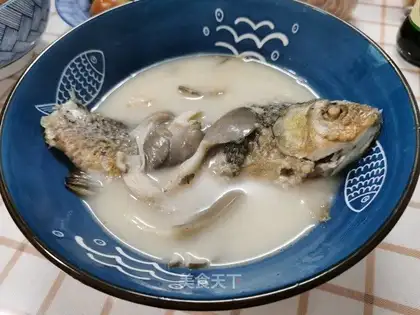 Squirrel mushroom soup