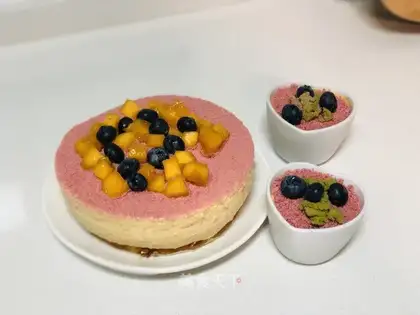 ♪ Oatmeal and cherry mango mousse ♪