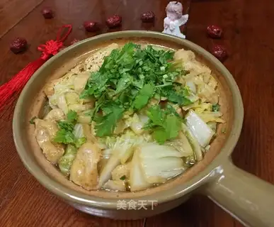A casserole bean curate