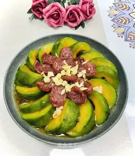 Pumpkin veggie pork