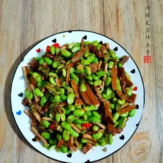 Meat-cracked soybeans