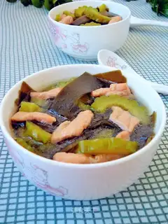 The bitter melon with thin soup