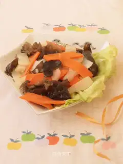 Three-colour healthy vegetables