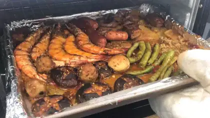 Homemade barbecue