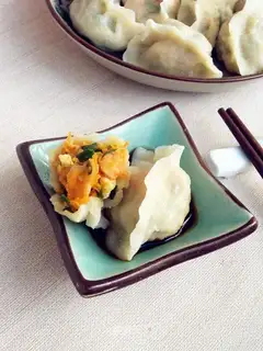 Three pumpkin dumplings