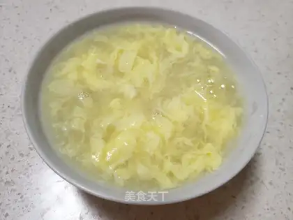 Egg noodle soup
