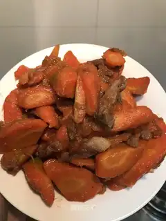 Carrot and meat