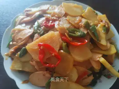 Spicy potatoes for ham