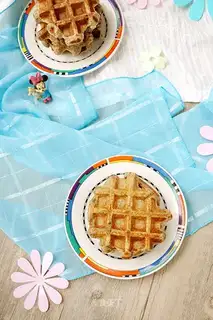 Onion peppers, potatoes, and all-mega waffles