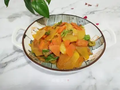 Carrot with potatoes
