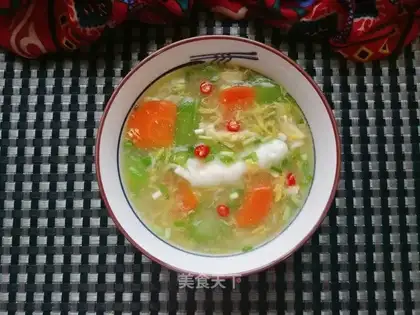 Carrot and guacamole
