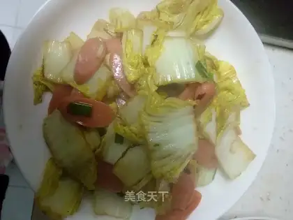 Cracker and ham sausage