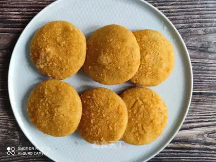 Pumpkin rice cake