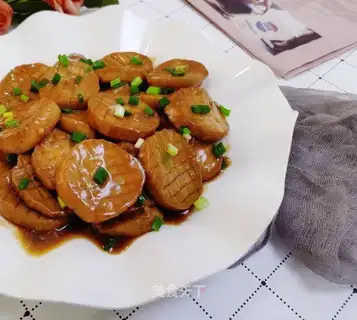 Apricot mushroom