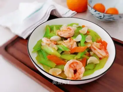 Celery lily shrimp