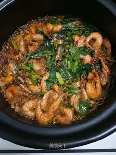 Garlic fan shrimp