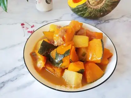 Potato stew pumpkin