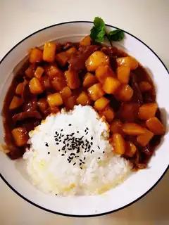 Black pepper potato beef