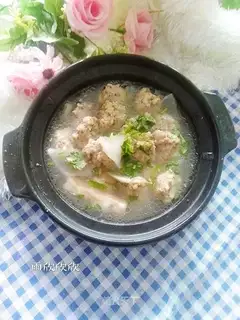 Sausage meatball soup