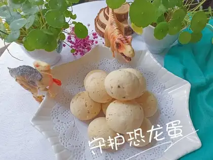 Potato dinosaur eggs